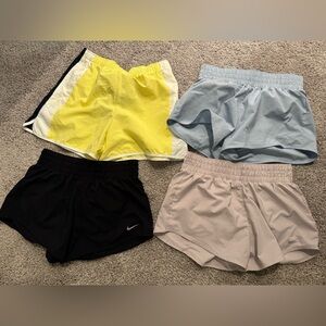 Nike Women's Athletic Shorts - Yellow, Light Blue, Black, Beige